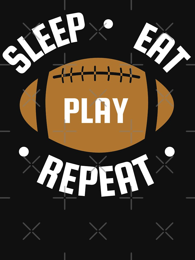 Eat sleep football repeat by Apoorv Choudhary