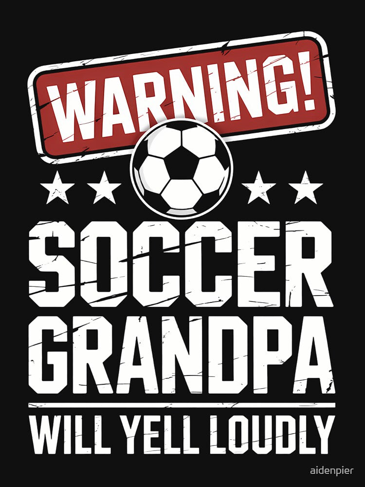 Soccer Grandpa Soccer Player Funny Joke Support by aidenpier