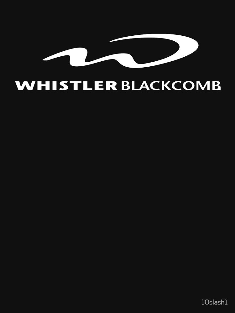 Whistler Blackcomb Resort, Canada - White Writing by 10slash1