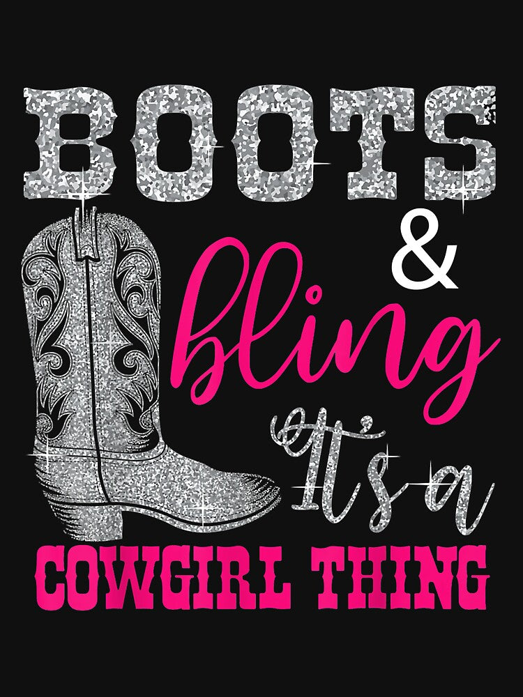 Funny Cowgirl Boots Bling Women Gift Cute Love Country Life by doria7fjly