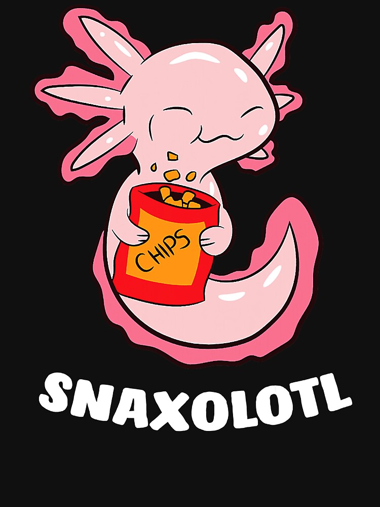 Axolotl Lover Snaxolotl Kawaii Axolotl Food Sweets by xmjajd