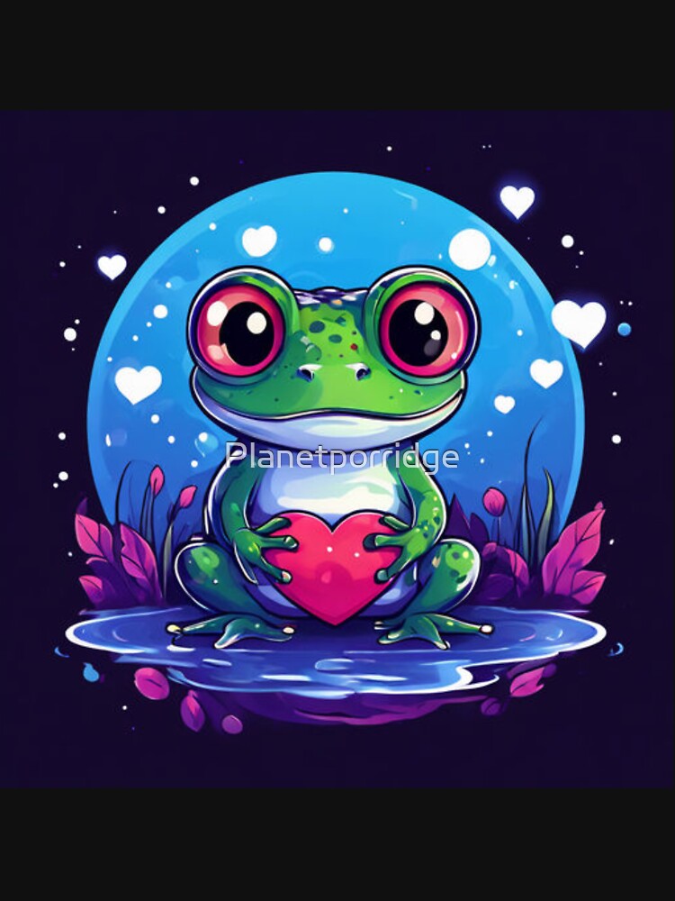 Frog with heart by Planetporridge