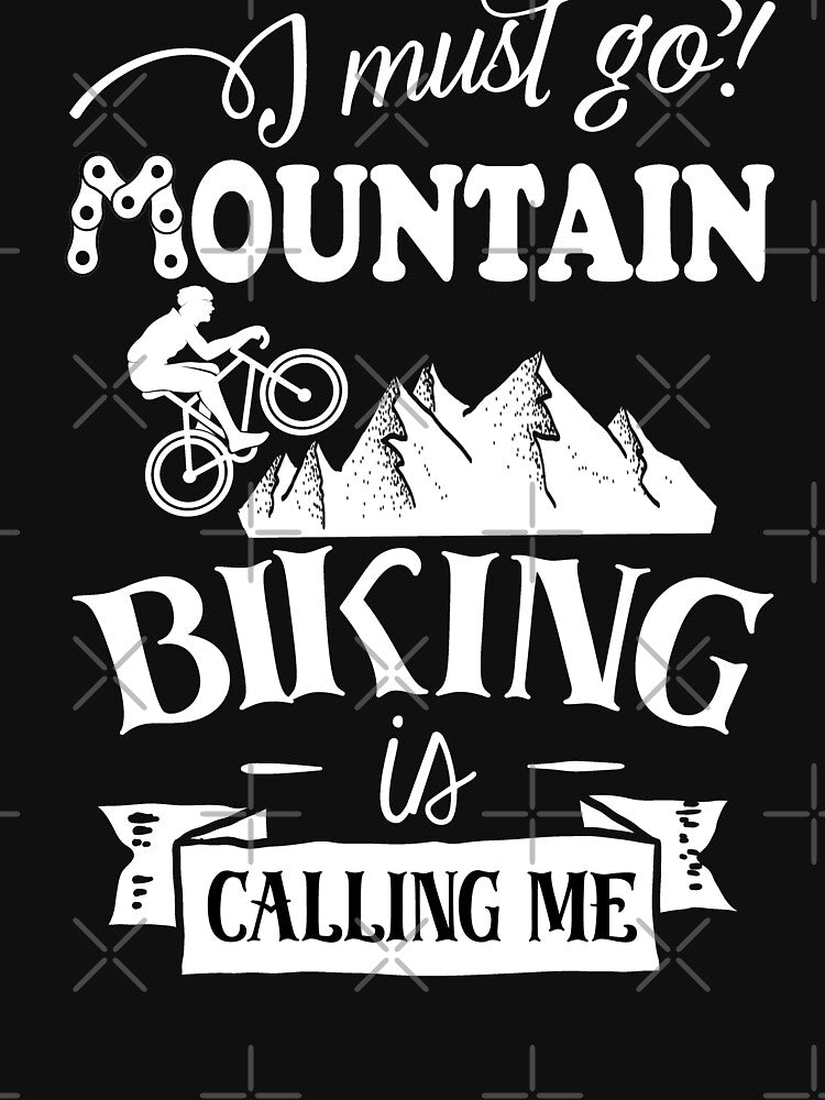 Mountain Biking Funny Quote Mountain Biking Is Calling Bikers by peachyline