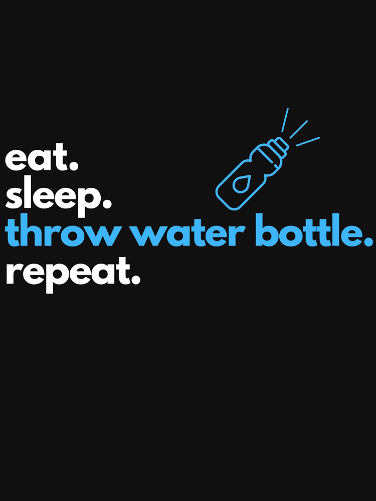 Football Manager Throw Water Bottle by eutonyclothing