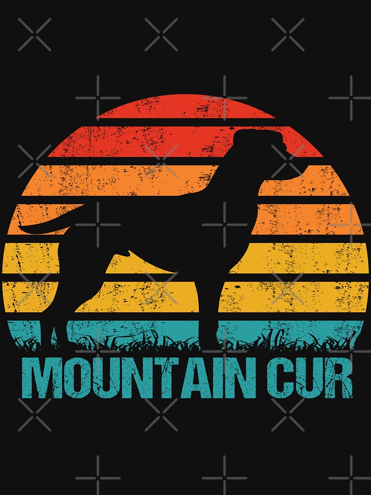Mountain Cur Dog Retro Vintage by richter74