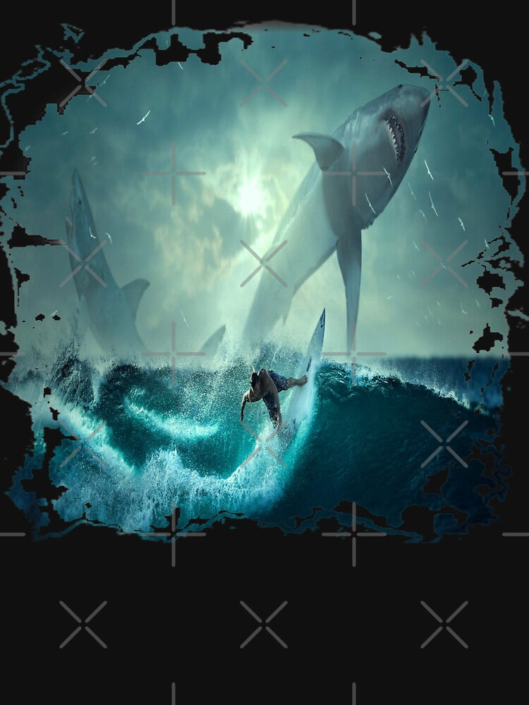Blue ocean waves sticker by kingdom-designs