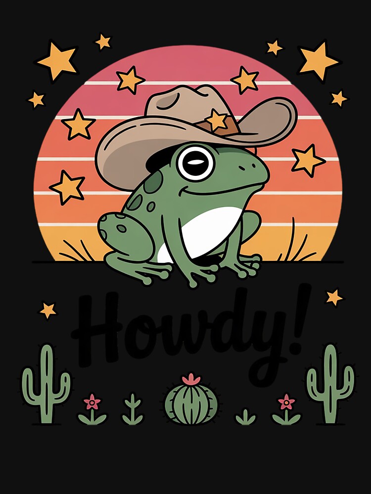Howdy Frog, Meme Frog Funny, Frog Meme by RuthGAArt