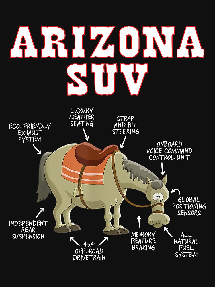 Arizona AZ SUV Funny Joke Horse Mule Souvenir Gift by doria7fjly