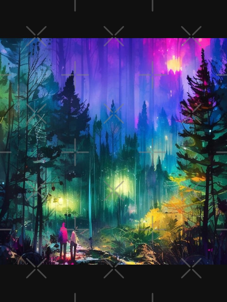 Forest Nightscape by GrimSun