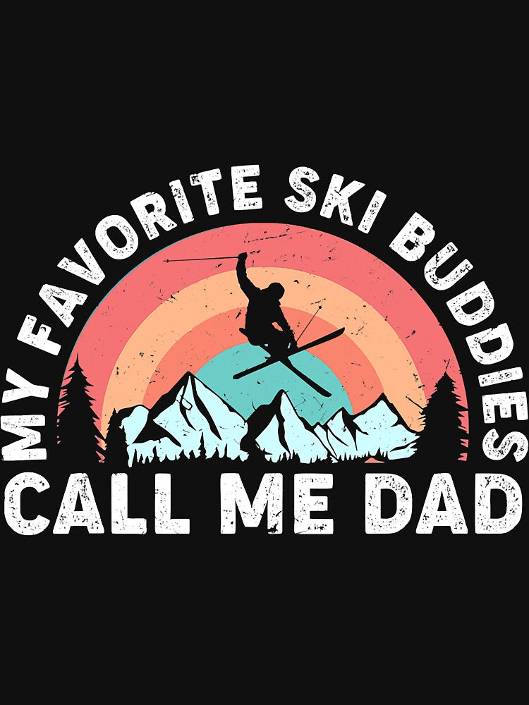 Vintage My Favorite Ski Buddies Call by SkyCloudBlue