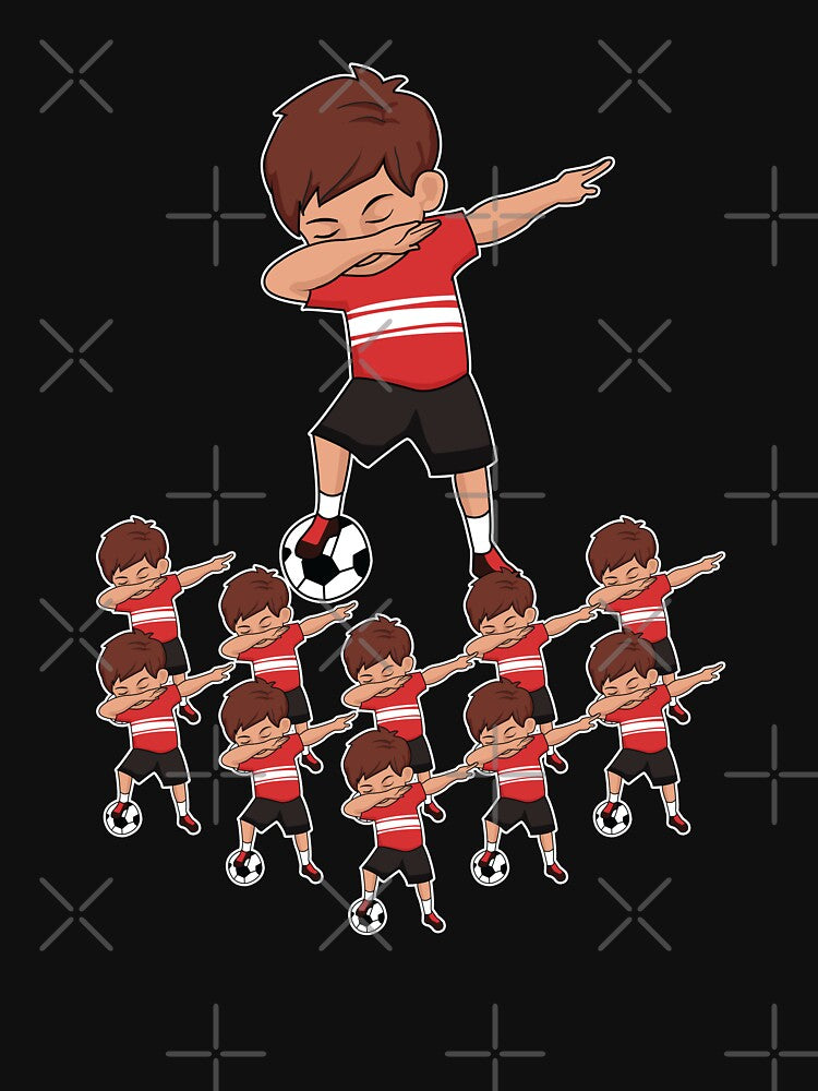 Awesome Soccer Player Sports Team Dabbing Soccer Athlete Athletic Competition Tournament by VollLaser