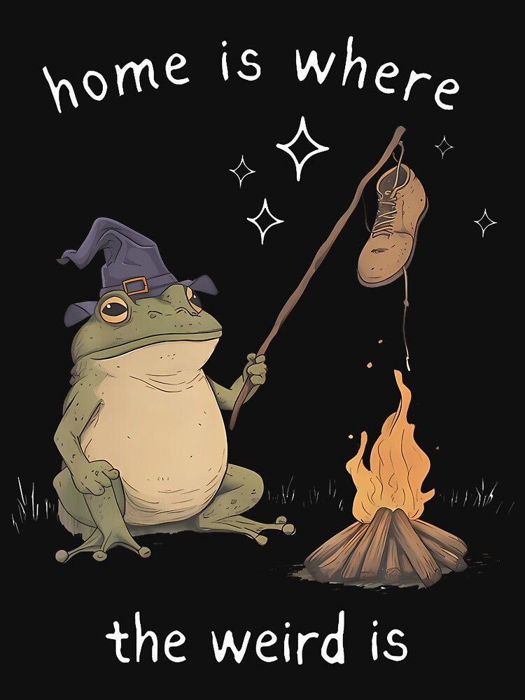 Whimsical Frog Wizard Where The Weird Is Meme Frog by kallerqptart