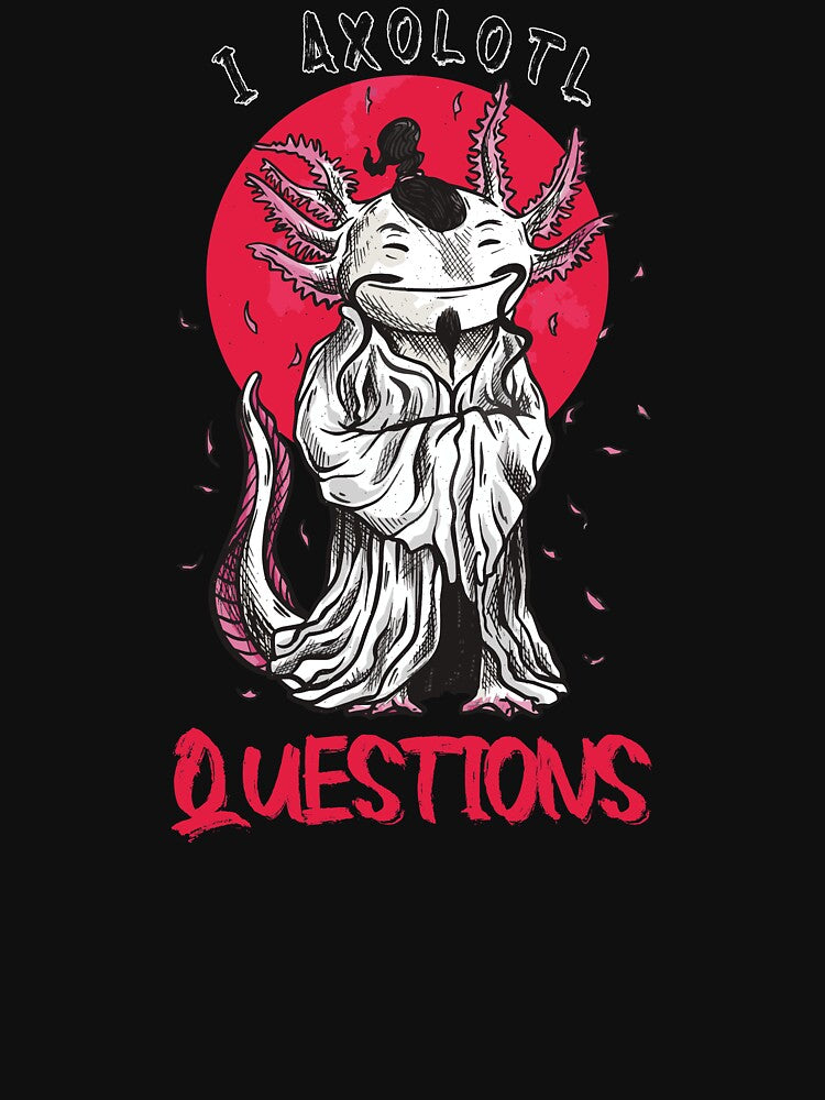 I Axolotl Questions Japanese art vintage - Funny by Yonshop