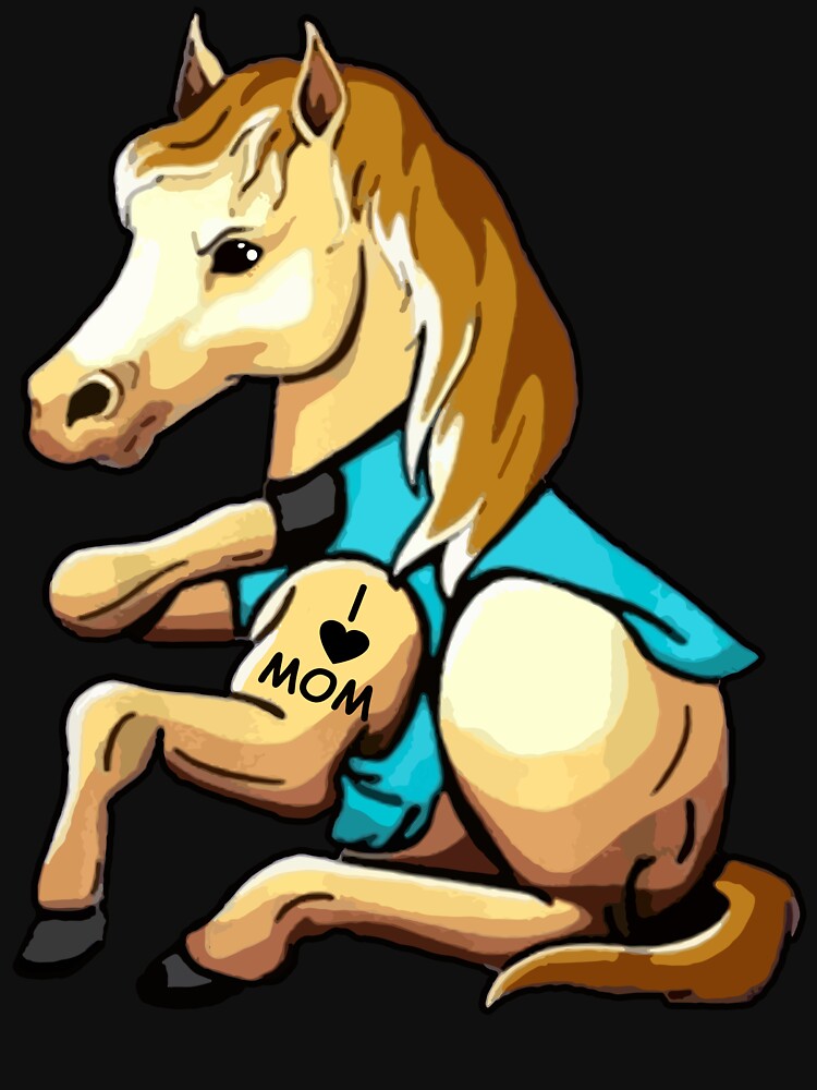 Horse Lover Horse I Love Mom by davidttenglish