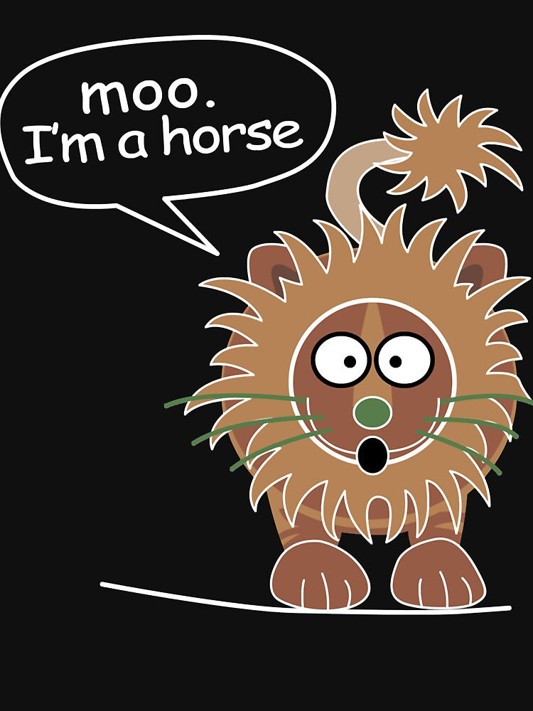 Moo. Im a horse Essential by MarthaAlle