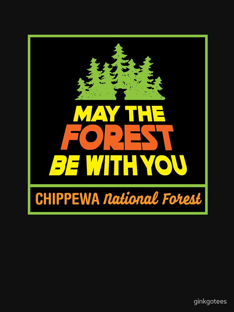 Chippewa National Forest shirt (DDDD) by ginkgotees