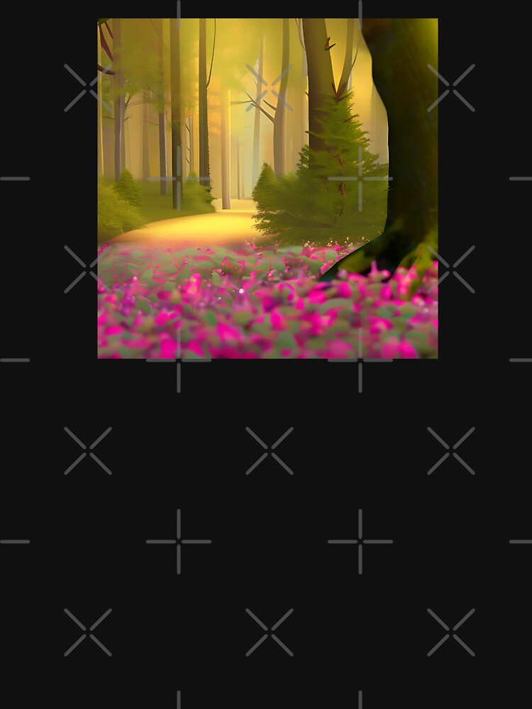 Fantasy Forest Art | Magical Forest | Fairytale | Fantasy Background | Luminous Enchanted Forest | Beautiful Fantasy Fungi Woodland by BestUncommonTee