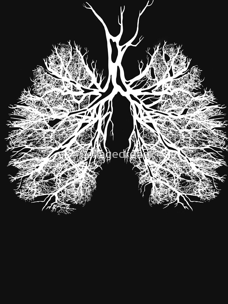 Trees Lung like branches, important to breathe, I breathe, nature, global warming and climate awareness by Collagedream