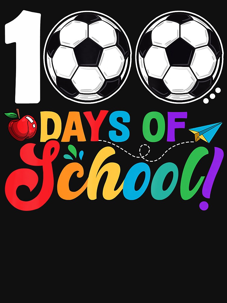 100 Days Of School Gift 100th Day Soccer Teacher by SethFrancis37