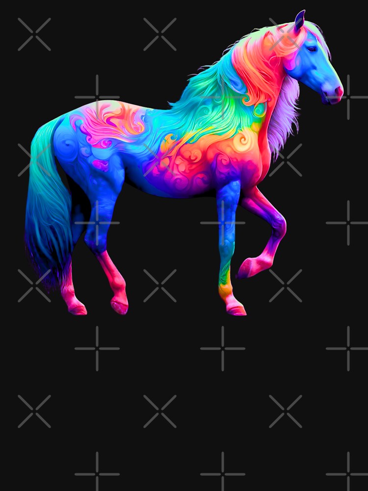 Colorful Horse by FDRsLegs