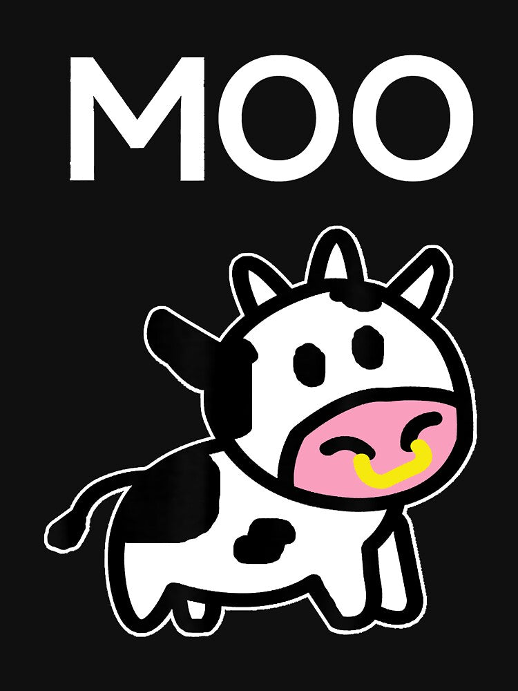 Moo Cow - Funny Farmer Cow by judysophia