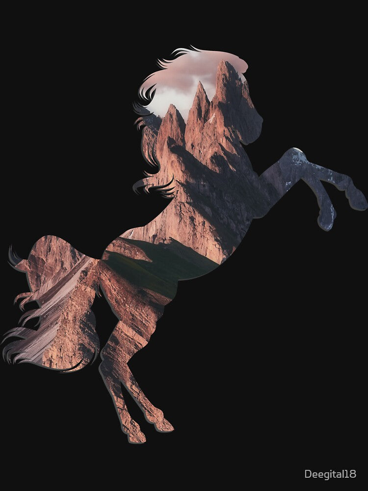 Wild Mountain horse by Deegital18