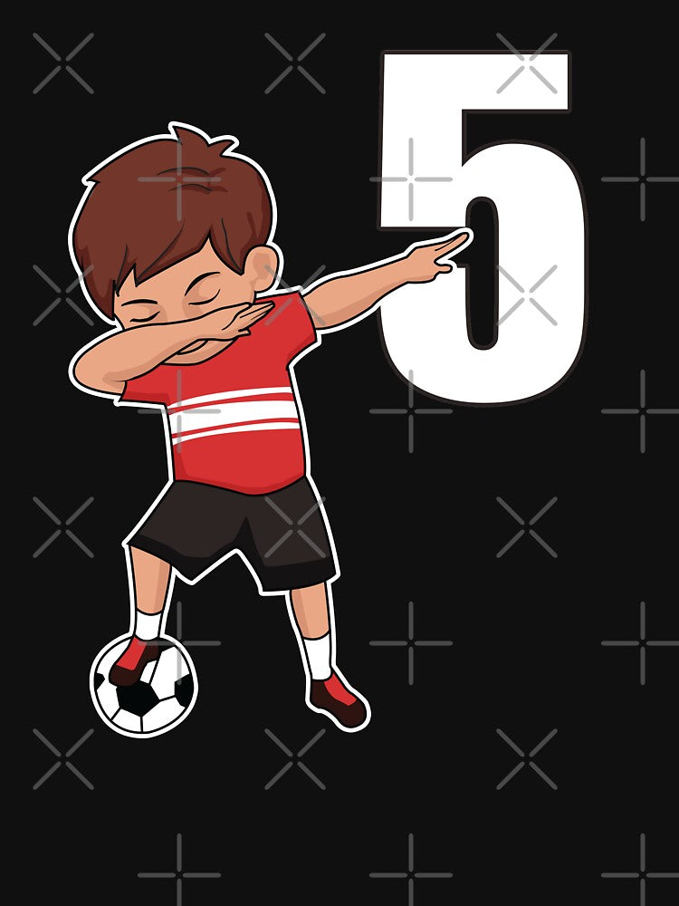 Awesome Soccer Player Number 5 Soccer Athlete Athletic Sports Team by VollLaser