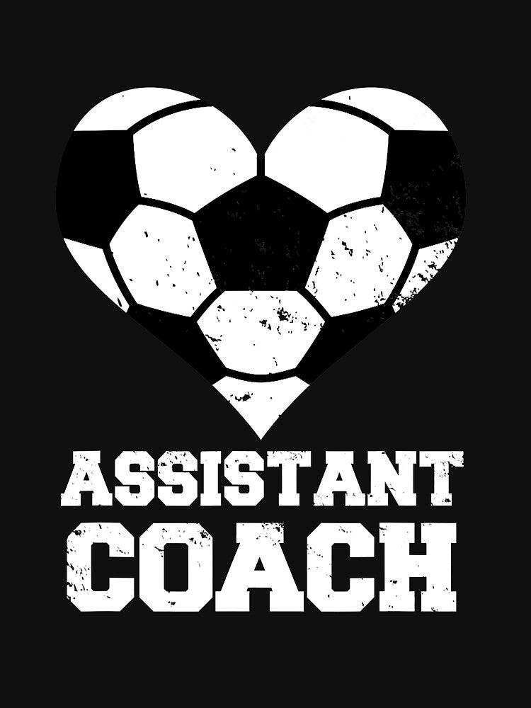 Assistant Soccer Coach Heart Funny Assistant Coach by TARABENNIE01