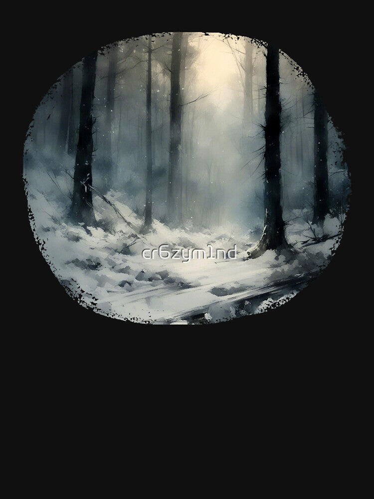 Whimsical Winter Forest by cr6zym1nd