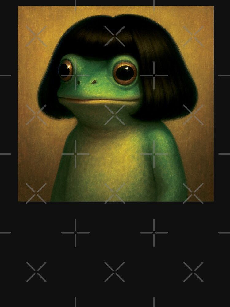 Funny Frog with Bob Haircut Meme by msmeylin