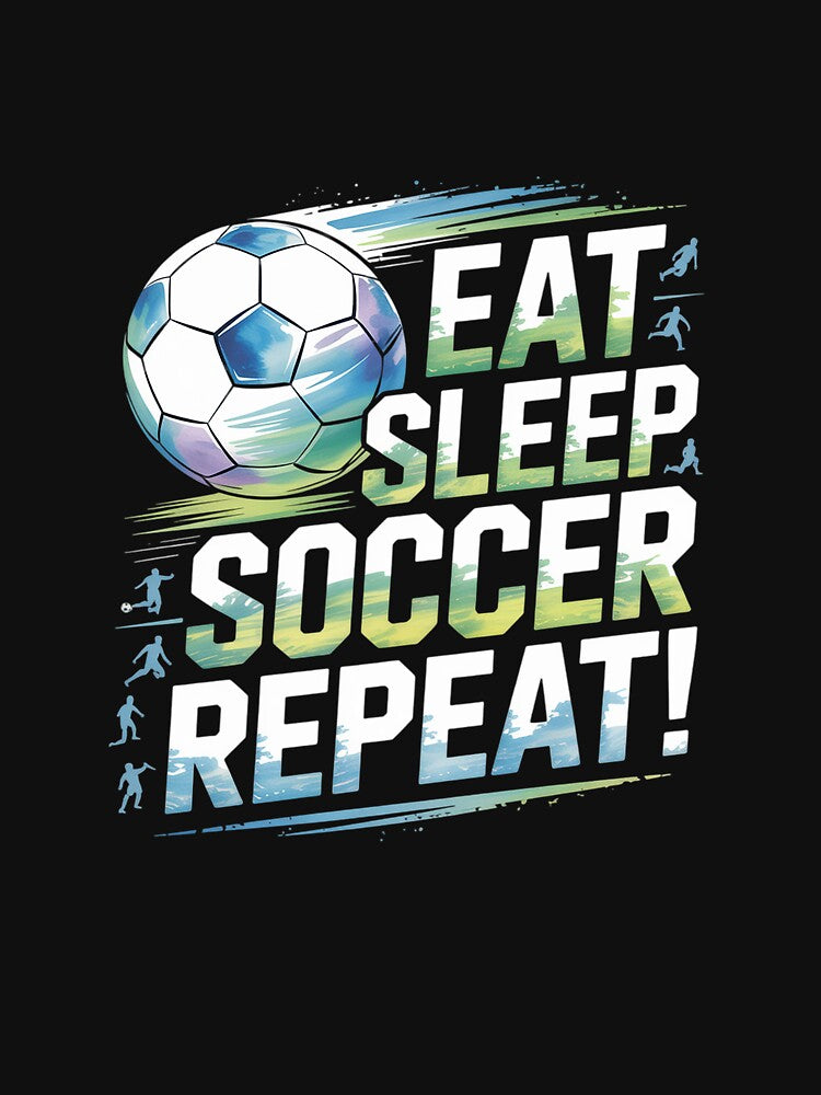 Soccer Eat Sleep Soccer Repeat Boys Youth Kids by Belkisallen