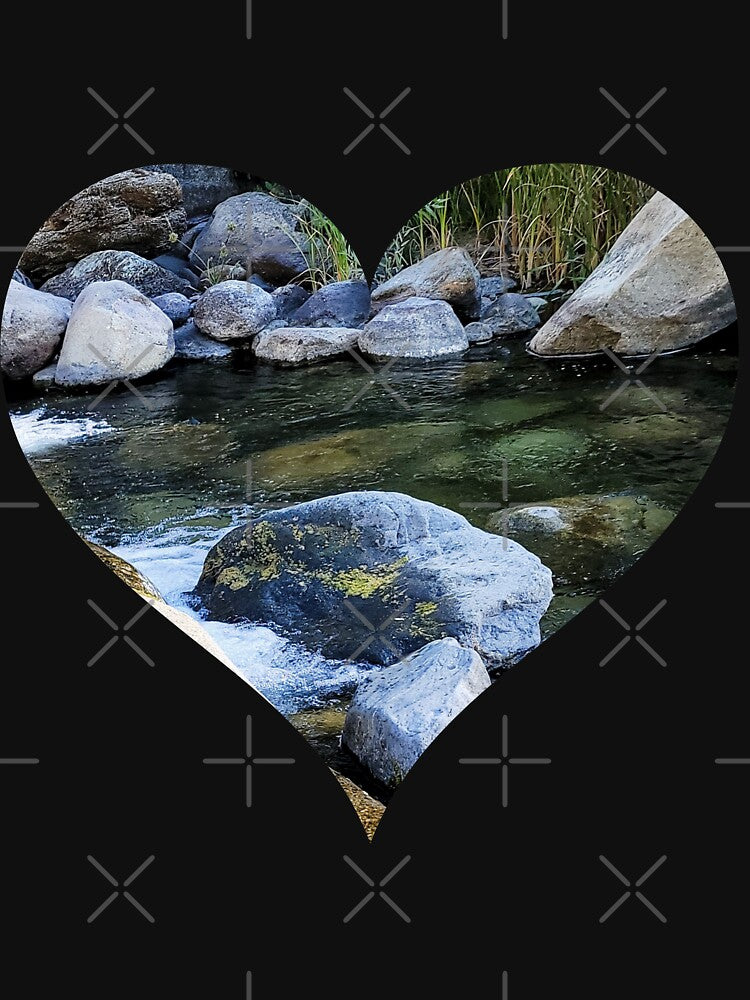 The Original Blue Moon River Heart by Hexxyl