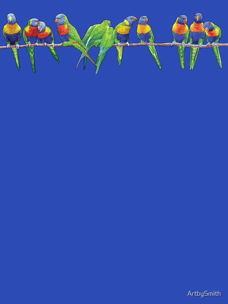 Australian Lorikeets by ArtbySmith