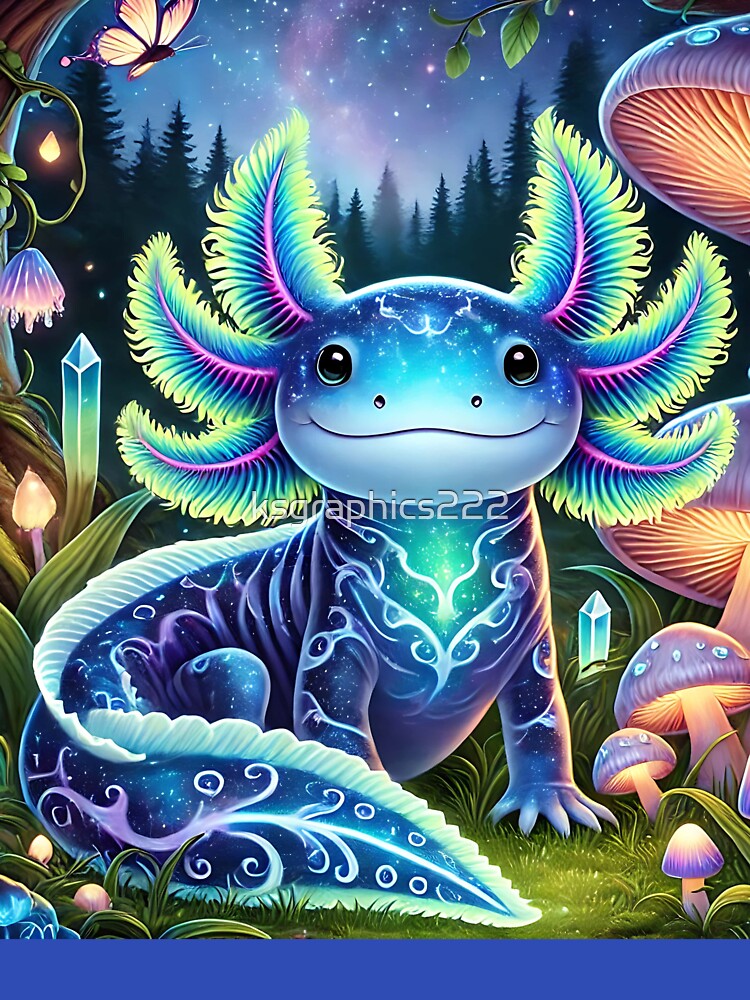 Axolotl Art #168 | Axolotl Lovers by ksgraphics222