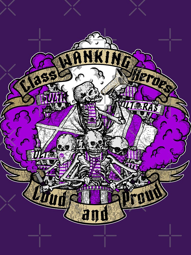 LOUD AND PROUD! (purple and white edition) ULTRAS by boozecruisecrew