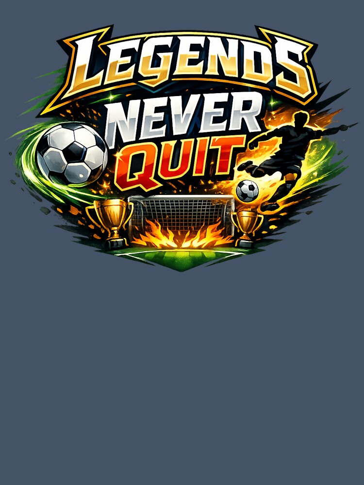 Legends Never Quit Soccer | Motivational Sports by DNHZstore