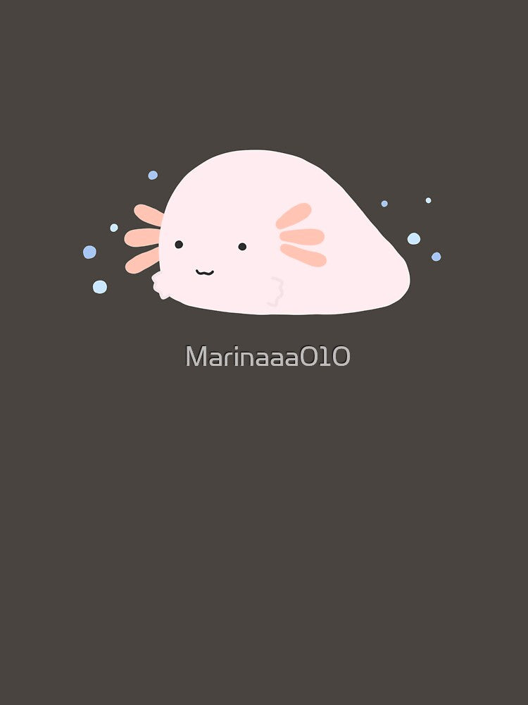 Kawaii Axolotl Mochi Anime Manga Animal Japanese by Marinaaa010