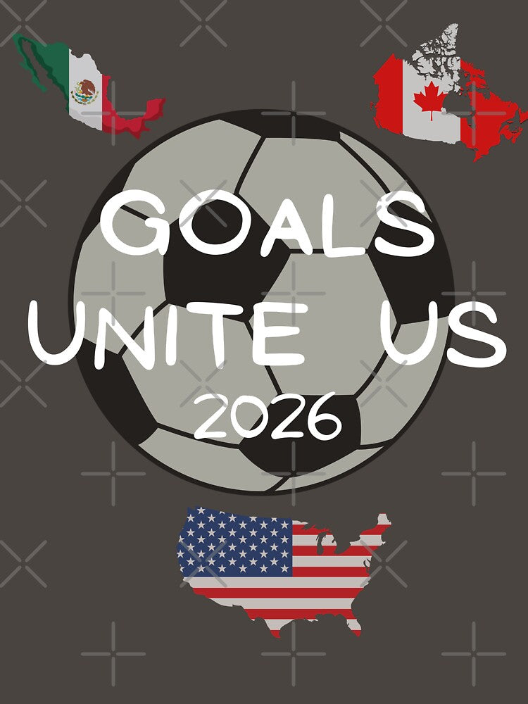 Goals unite us soccer unisex woman man design football humor by Logiprint