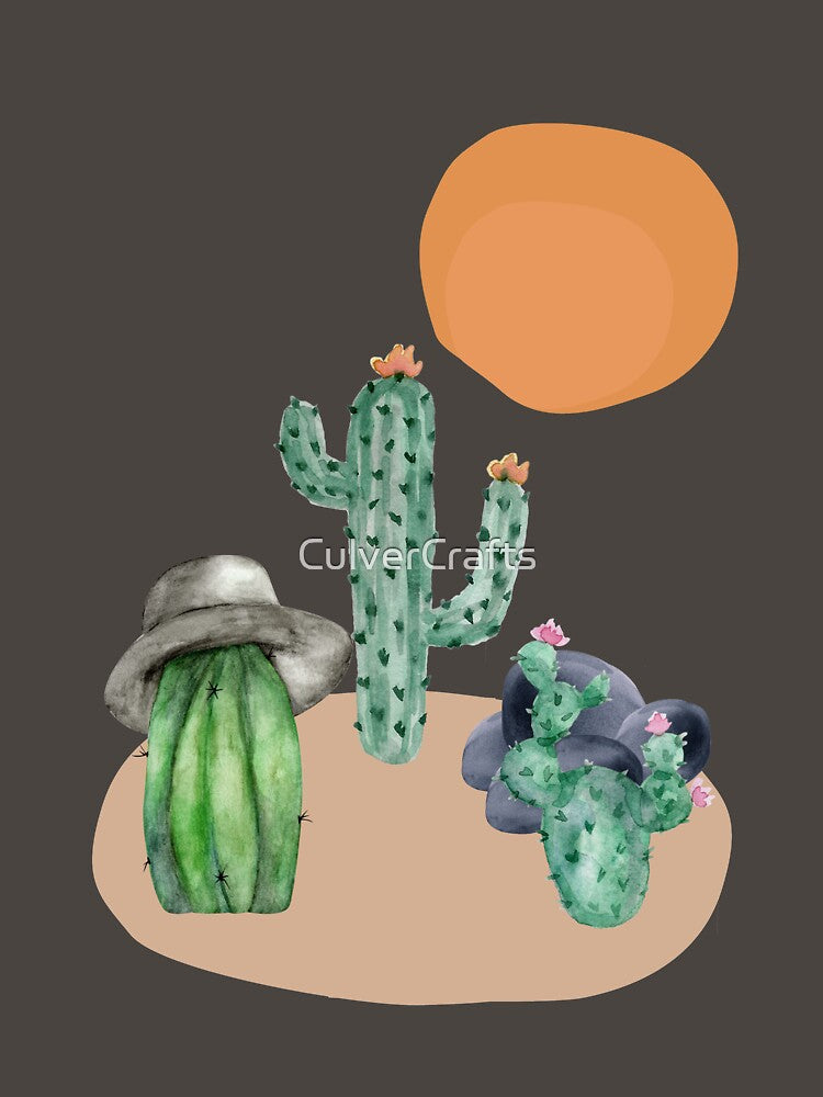 Desert Thoughts with Cacti by CulverCrafts