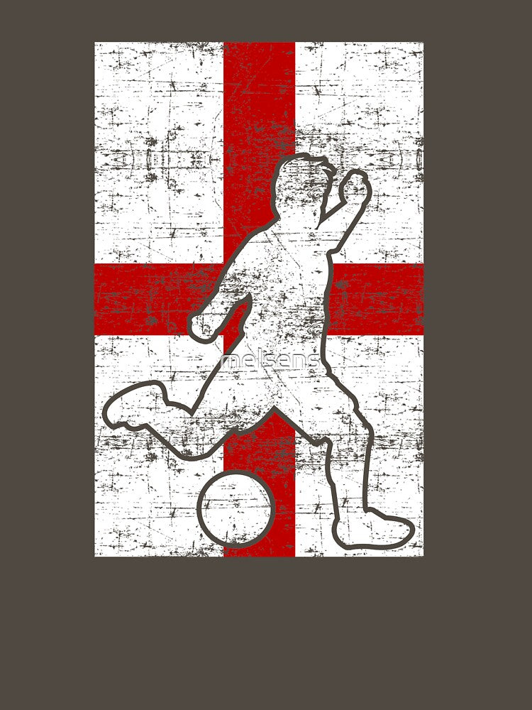 England Flag Soccer Player by melsens