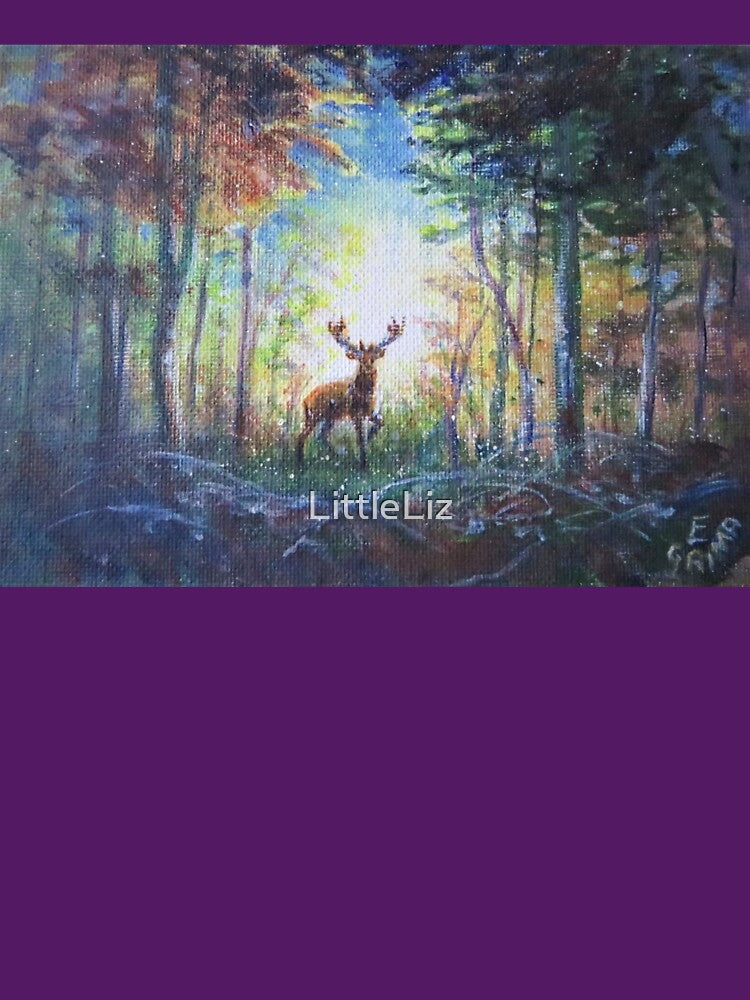 Deer in the Forest by LittleLiz