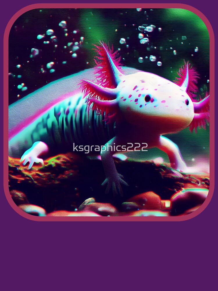 Axolotl Art #34 | Axolotl Lovers by ksgraphics222