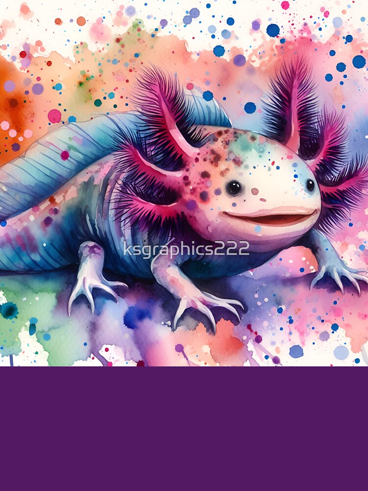 Axolotl Art #13 | Axolotl Lovers by ksgraphics222