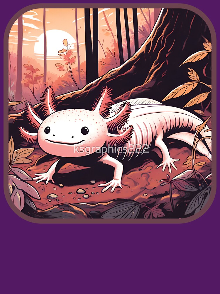 Axolotl Art #35 | Axolotl Lovers by ksgraphics222