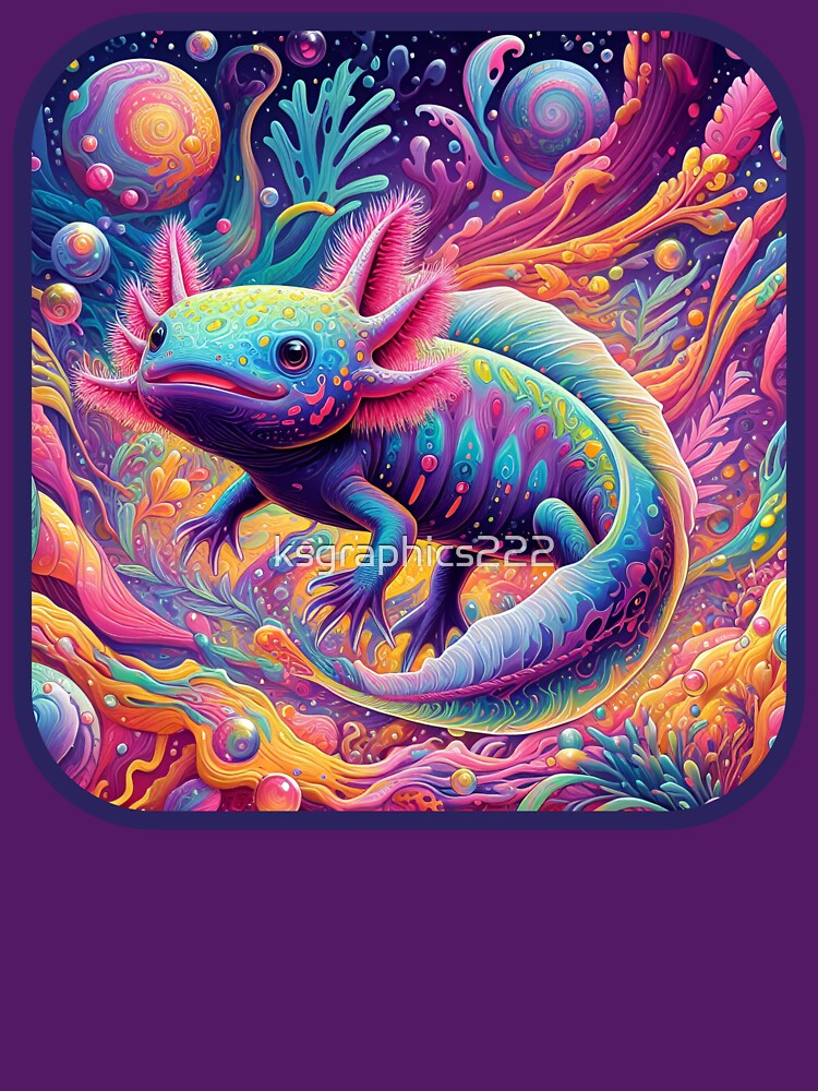 Axolotl Art #28 | Axolotl Lovers by ksgraphics222