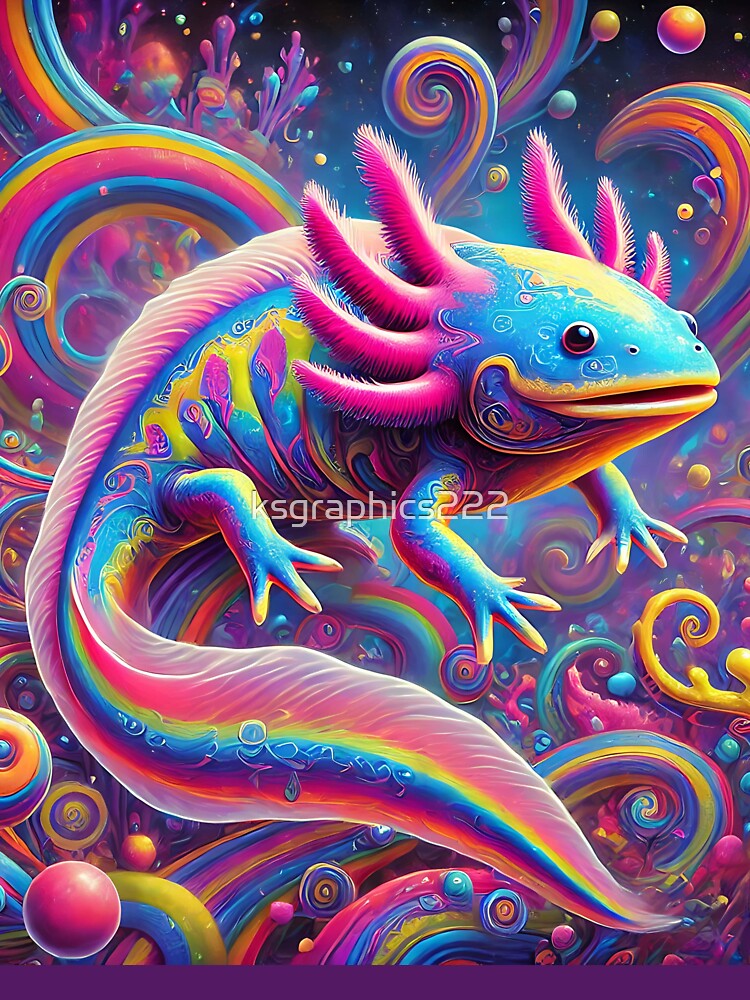 Axolotl Art #171 | Axolotl Lovers by ksgraphics222