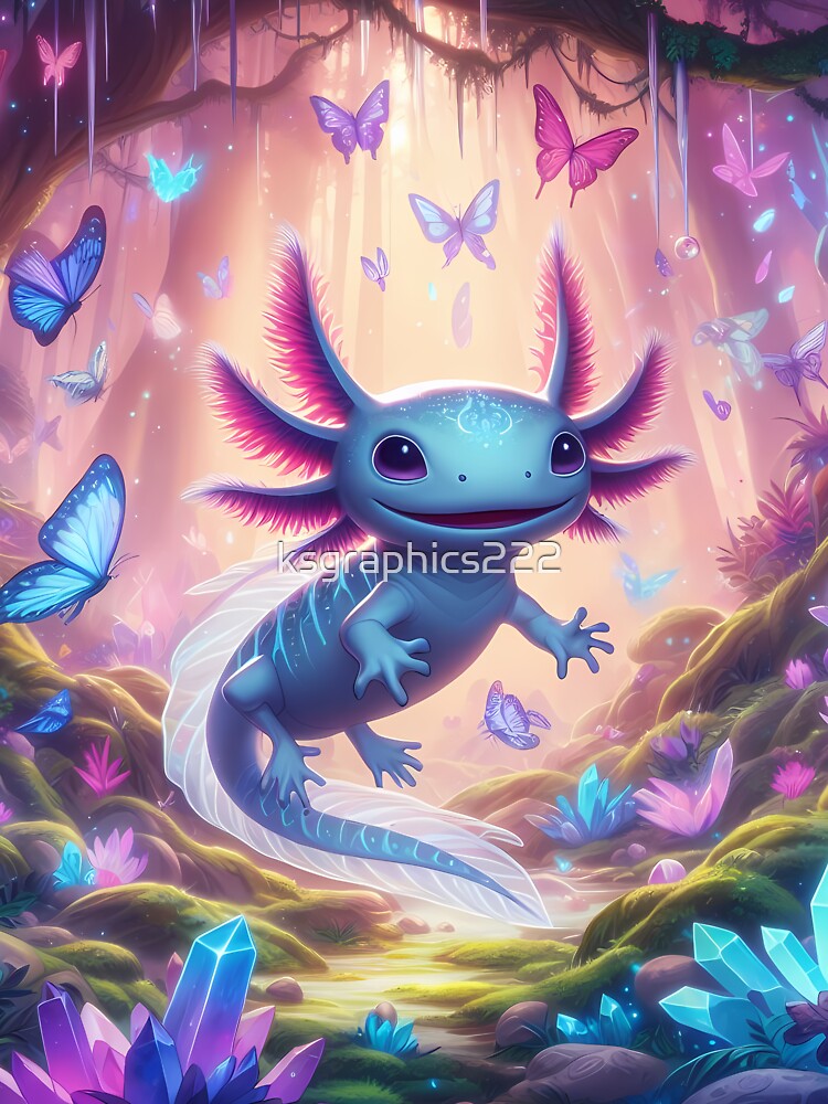 Axolotl Art #72 | Axolotl Lovers by ksgraphics222