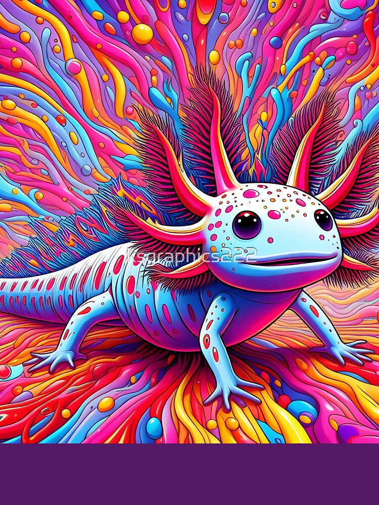Axolotl Art #96 | Axolotl Lovers by ksgraphics222