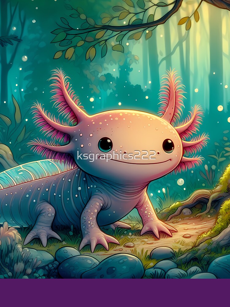 Axolotl Art #83 | Axolotl Lovers by ksgraphics222