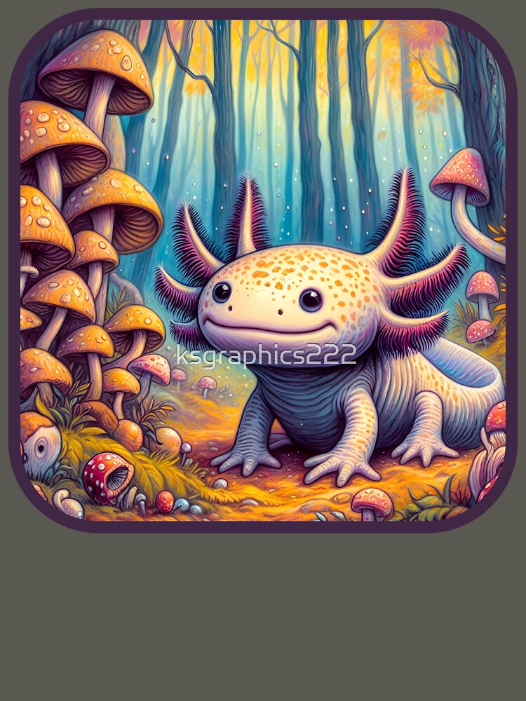 Axolotl Art #42 | Axolotl Lovers by ksgraphics222
